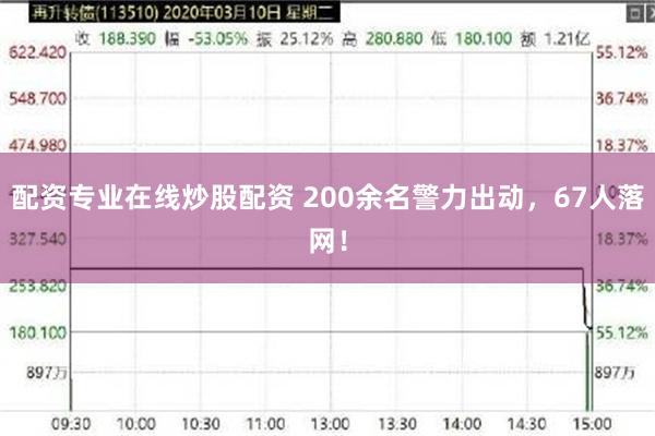 配资专业在线炒股配资 200余名警力出动，67人落网！